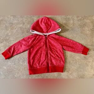 Cat & Jack -  Red Infant Zip-Up Hoodie, Size 12M